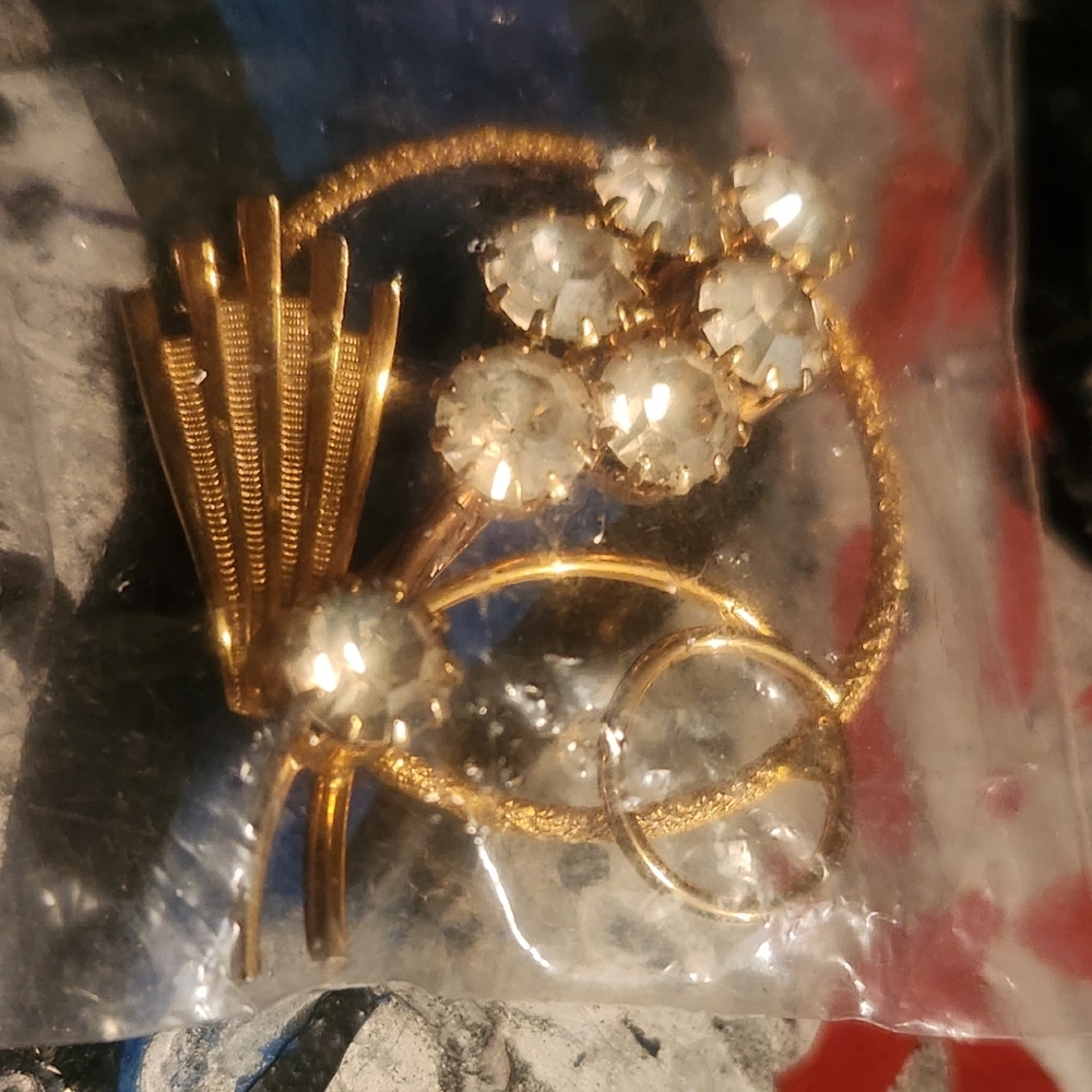 Vintage Gold tone broach